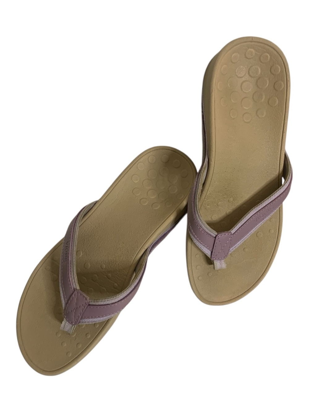 Vionic Tide TYW6693  Suede Orthotic Slip On Sandal Quiet Purple Size 7